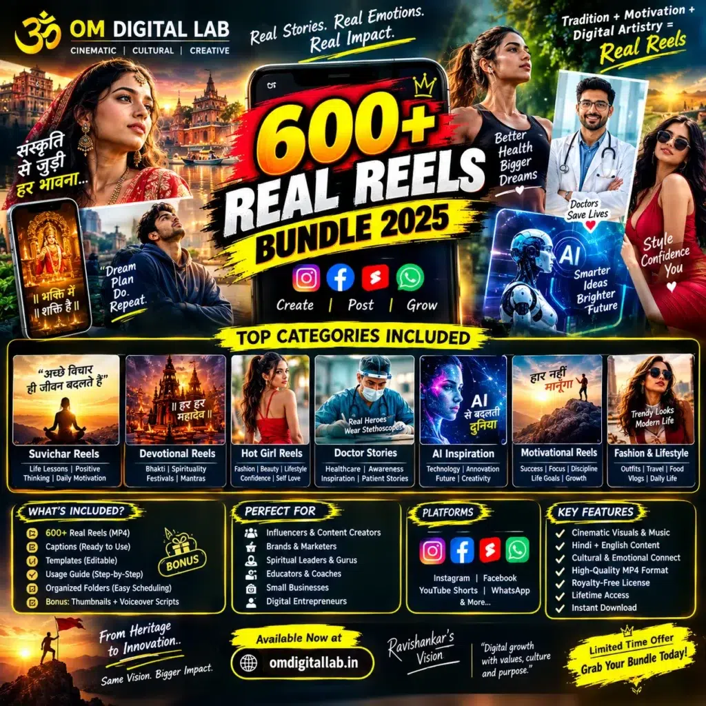 600+ Real Reels 🌟 Bundle 2025