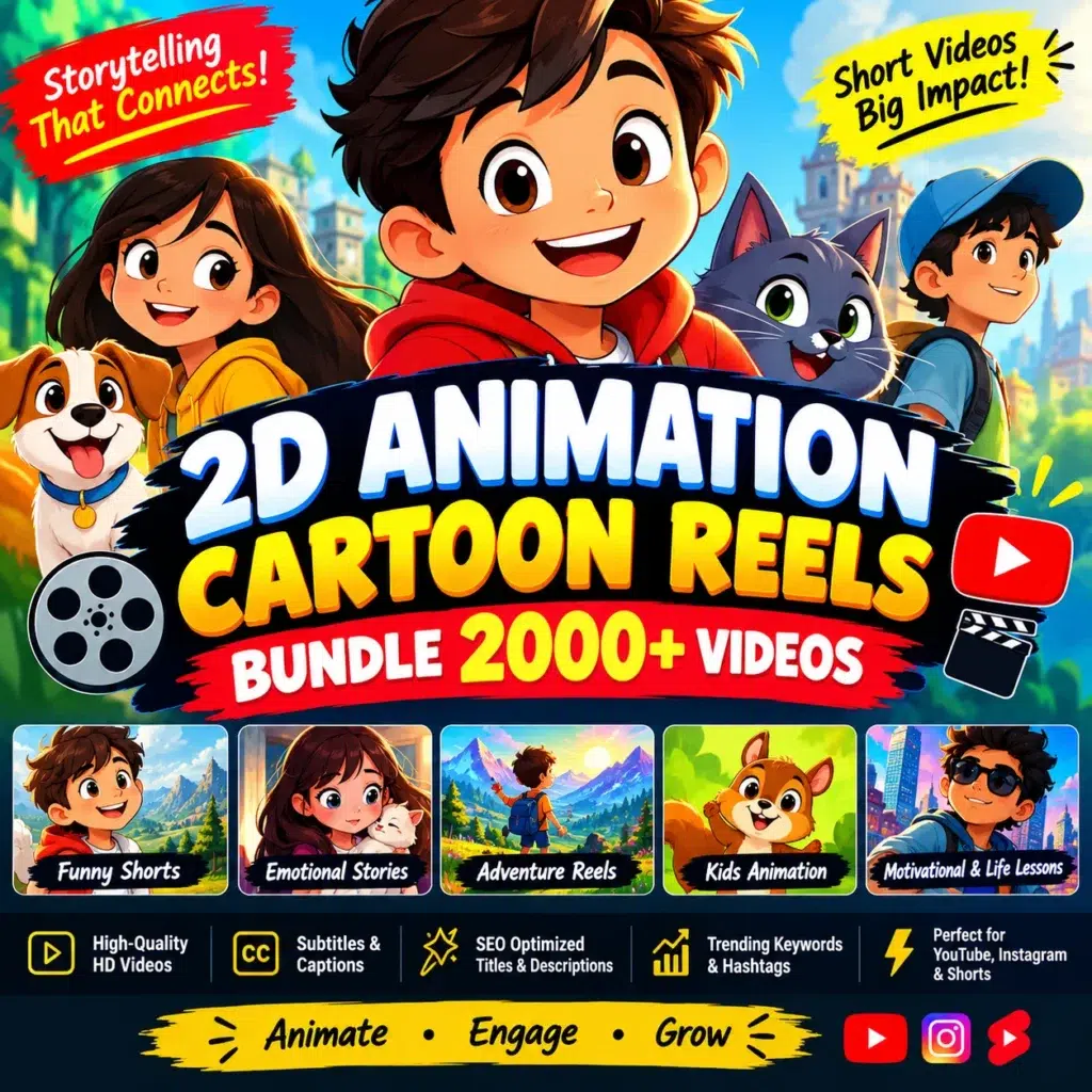 2D Animation Cartoon Reels