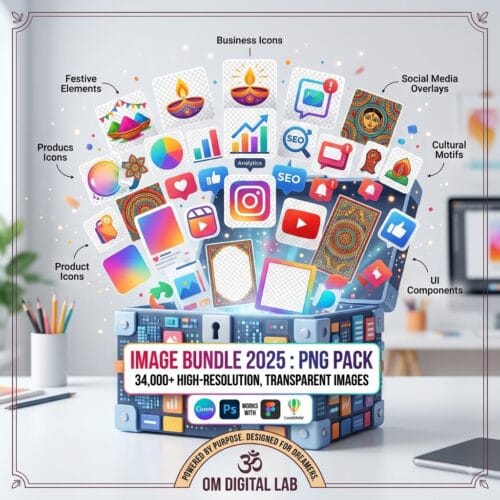 Image Bundle 2025: High-Resolution PNGs for Branding, Reels & Web Design