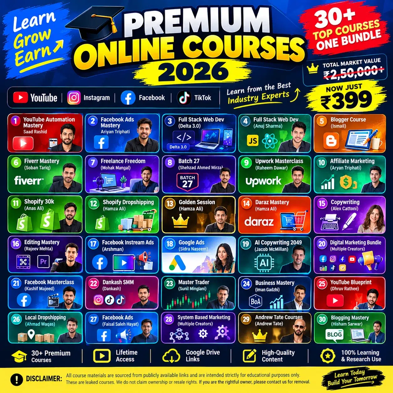 Premium online courses 2026