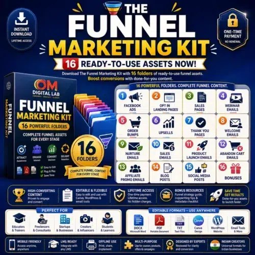 Funnel Marketing Kit: 16 Ready-to-Use Assets Now