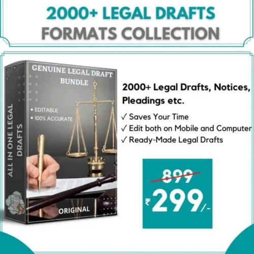 Legal Drafts Bundle – 2000+ Editable Documents in English