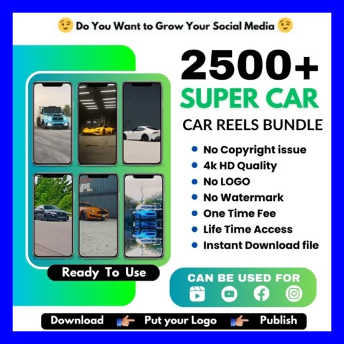 Car Edits Bundle – 2500+ Ready-to-Use Reels
