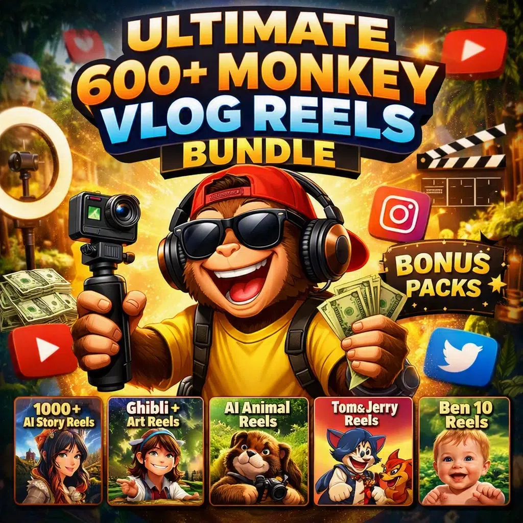 Mega Reels Bundle – 6000+ Viral AI & Cartoon Reels for Creators - Image 2